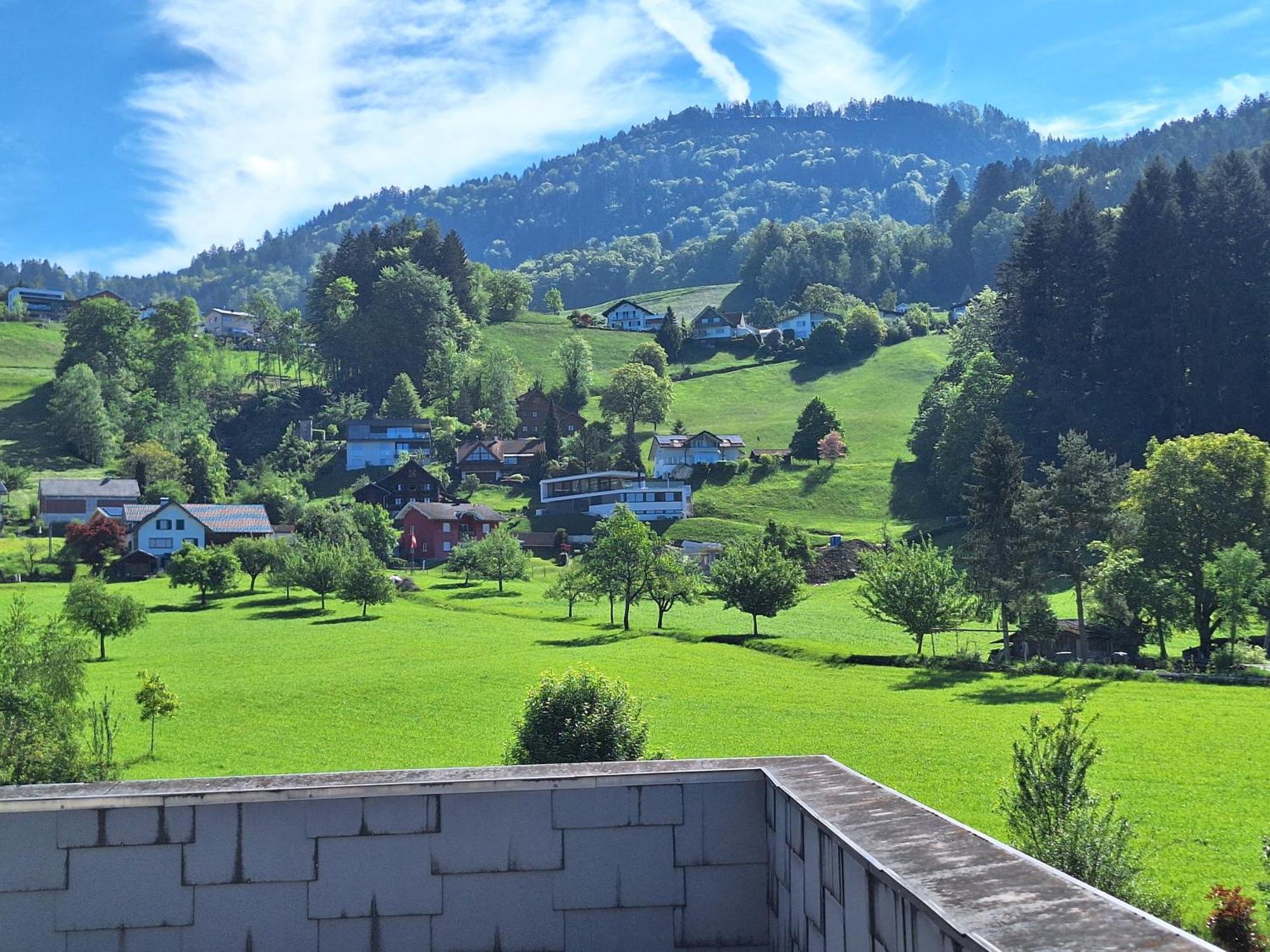 Wohnung Rheintal Im Alpenvorland Batschuns Bagian luar foto